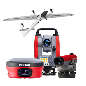 surveying-instruments-and-land-surveying-drones